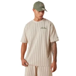 New Era Pinstripe Oversized Tee