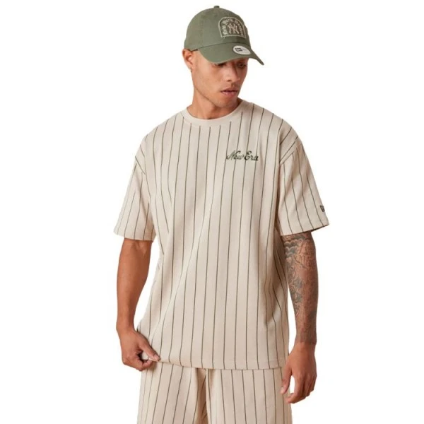 New Era Pinstripe Oversized Tee 1 New Era Pinstripe Oversized Tee