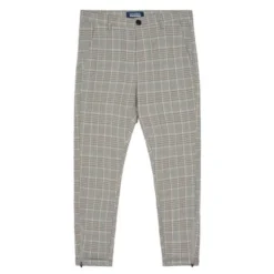 Gabba Pisa Hug Pants Blue Check Cropped