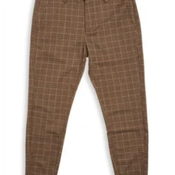 Gabba Pisa Brown Check Pant Regular