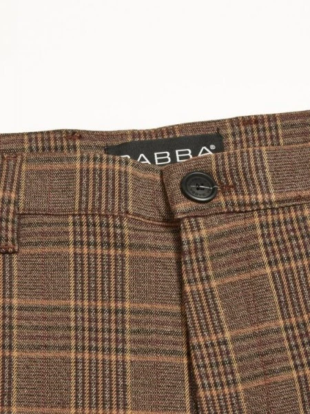 Gabba Pisa Brown Check Pant Regular 2 Gabba Pisa Brown Check Pant Regular – Bild 2