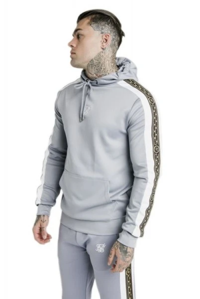 SikSilk Panelled Racer Overhead Hoodie