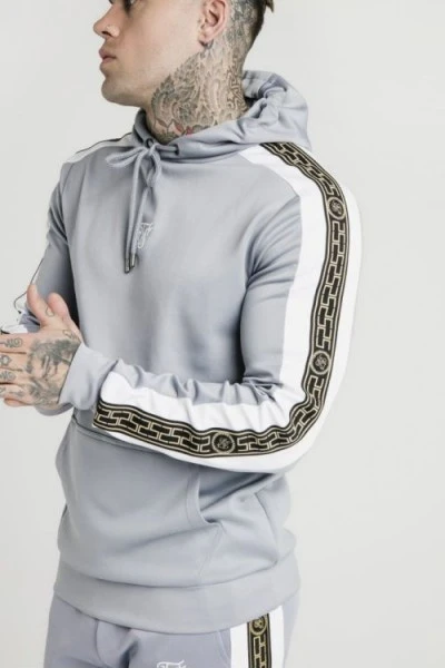 SikSilk Panelled Racer Overhead Hoodie – Bild 2