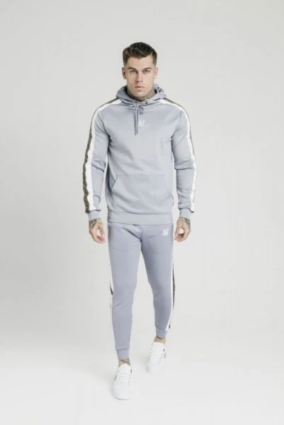 SikSilk Panelled Racer Overhead Hoodie – Bild 3